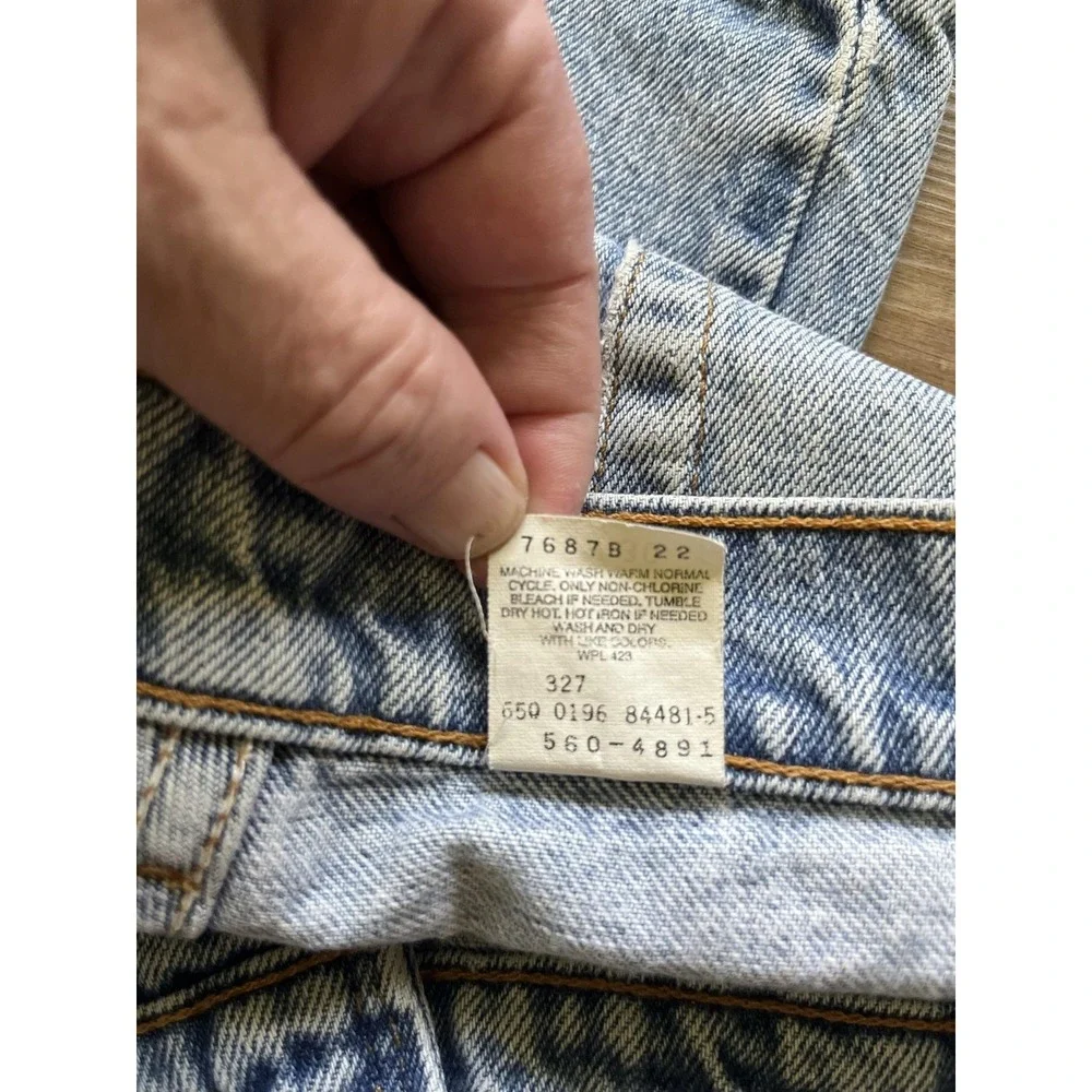 Vintage Levis 560 Jeans Mens 36x31 Blue Stonewash Relaxed Tapered Distressed 90s